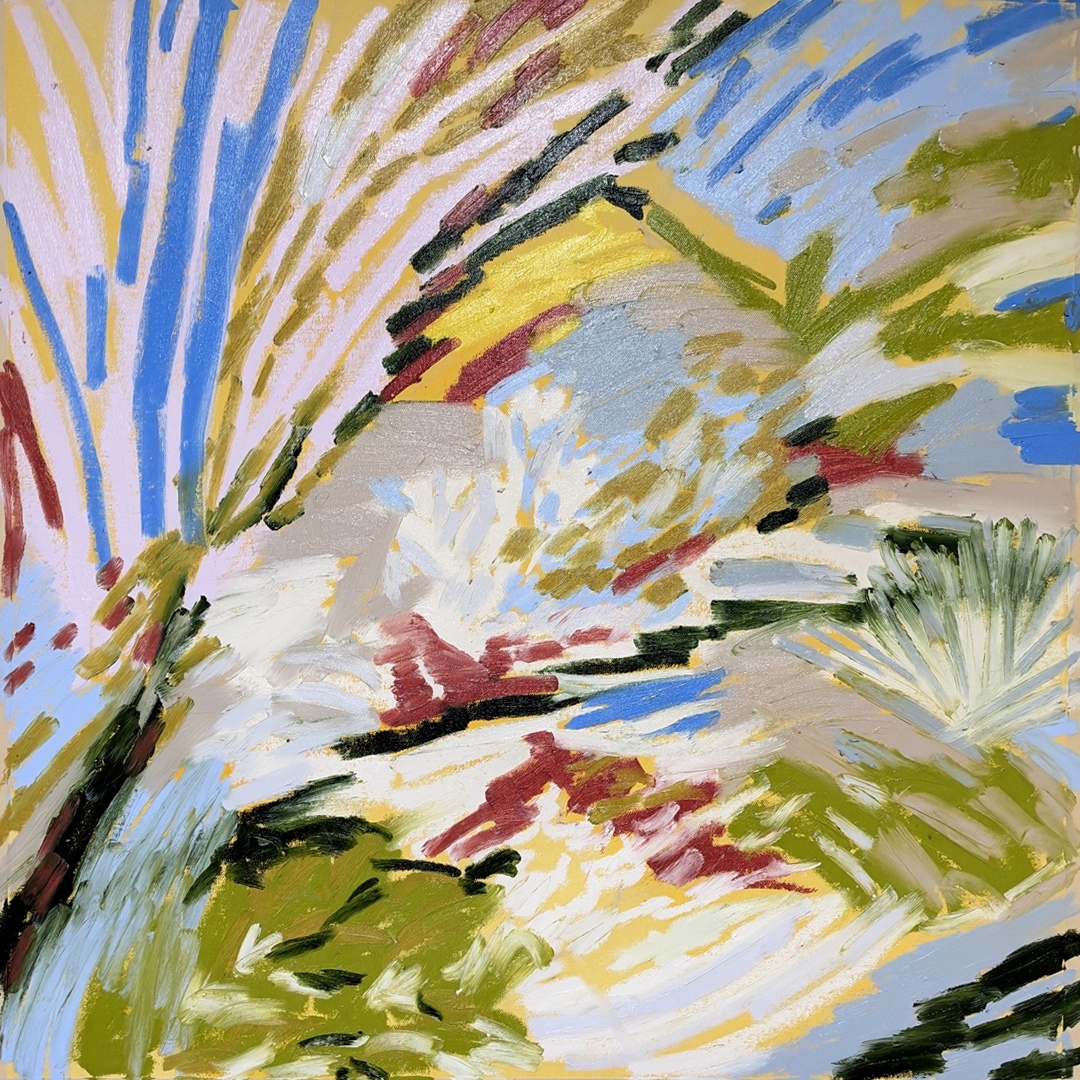 Tumble, Oil and acrylic on canvas